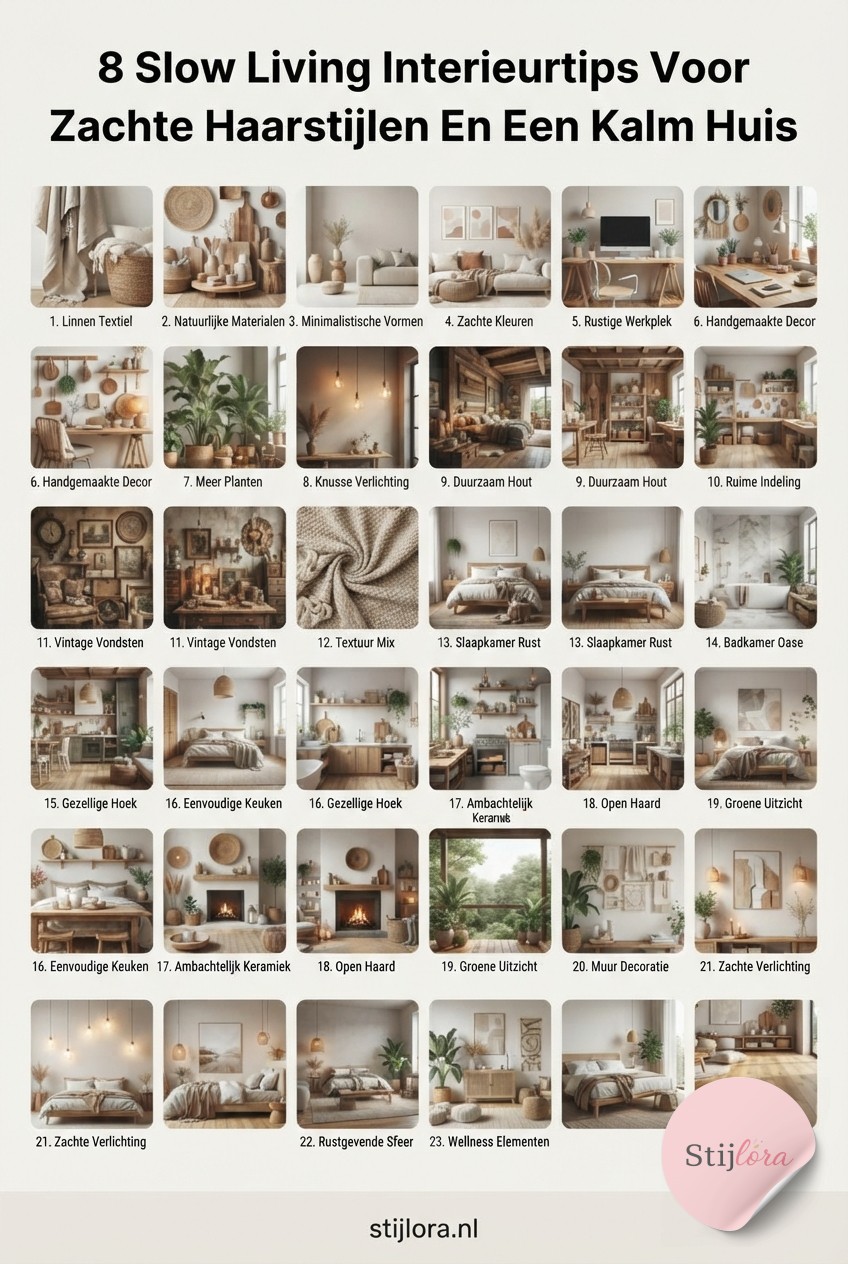8 Slow Living Interieurtips Voor Zachte Haarstijlen En Een Kalm Huis