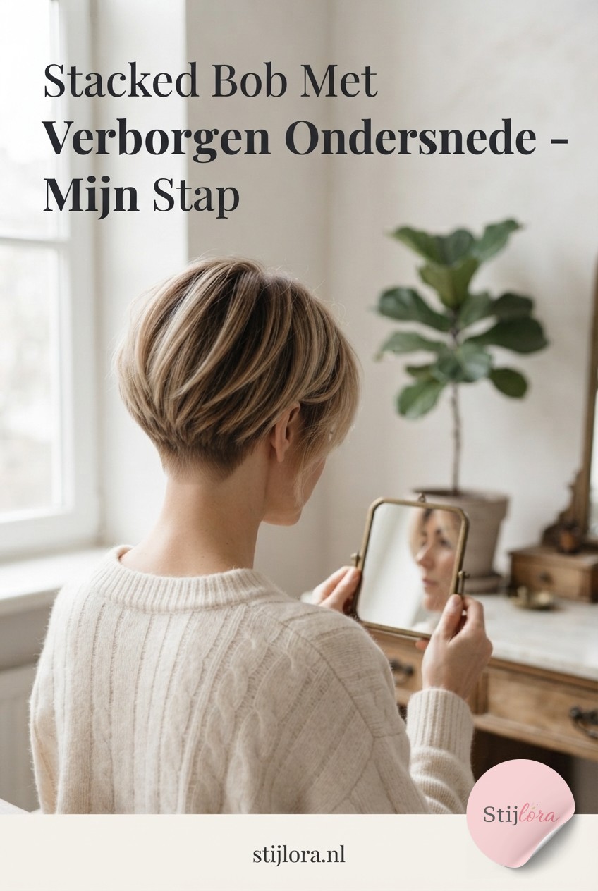 Stacked Bob Met Verborgen Ondersnede - Mijn Stap - Voor -