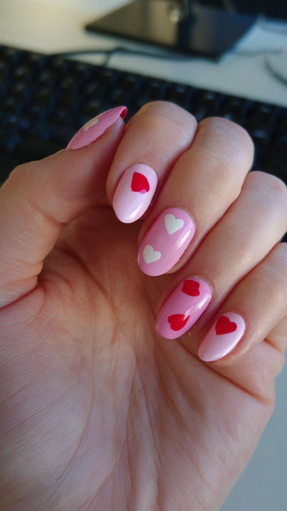 Valentines Nails Klassieke Charme