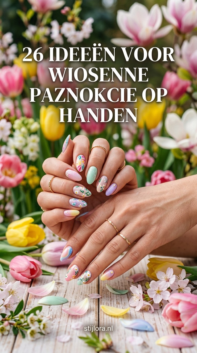 26 Ideeën Voor Wiosenne Paznokcie Op Handen