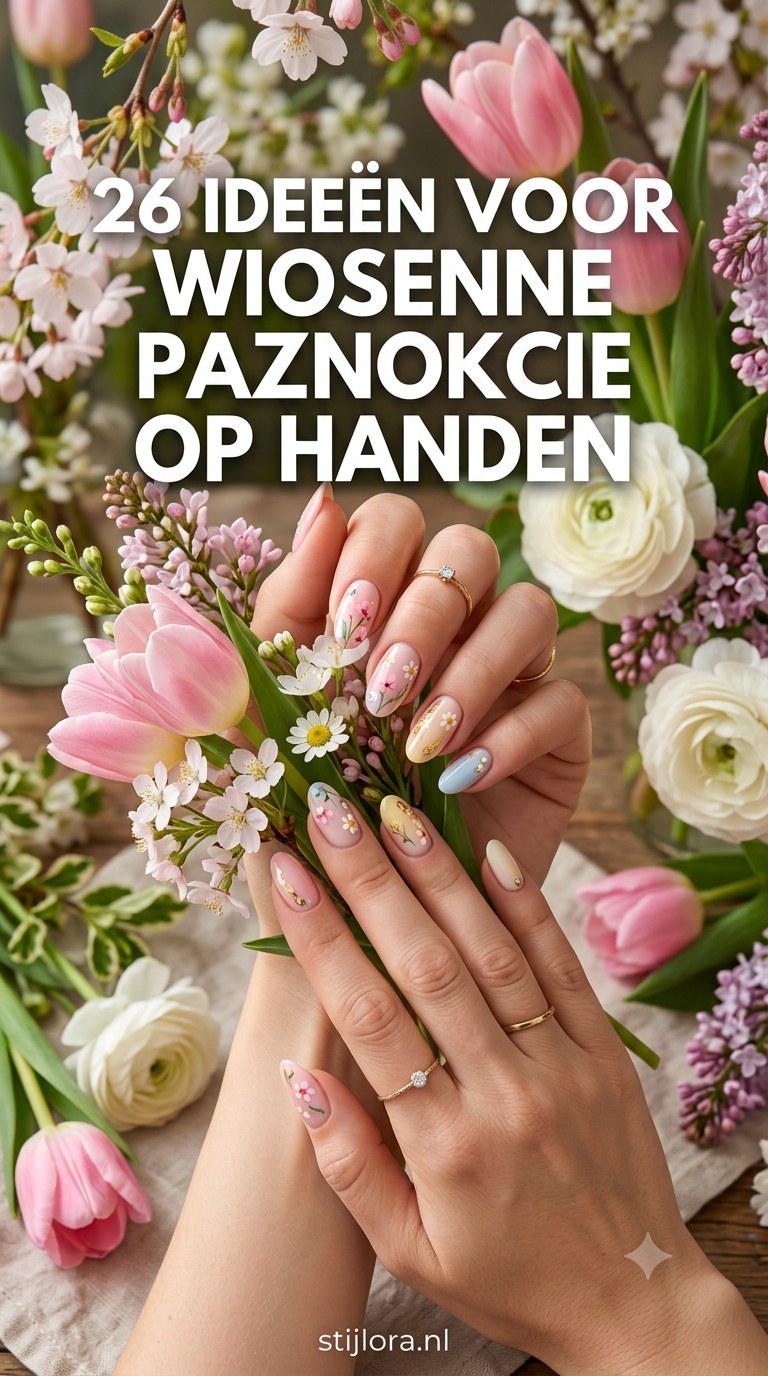 26 Ideeën Voor Wiosenne Paznokcie Op Handen