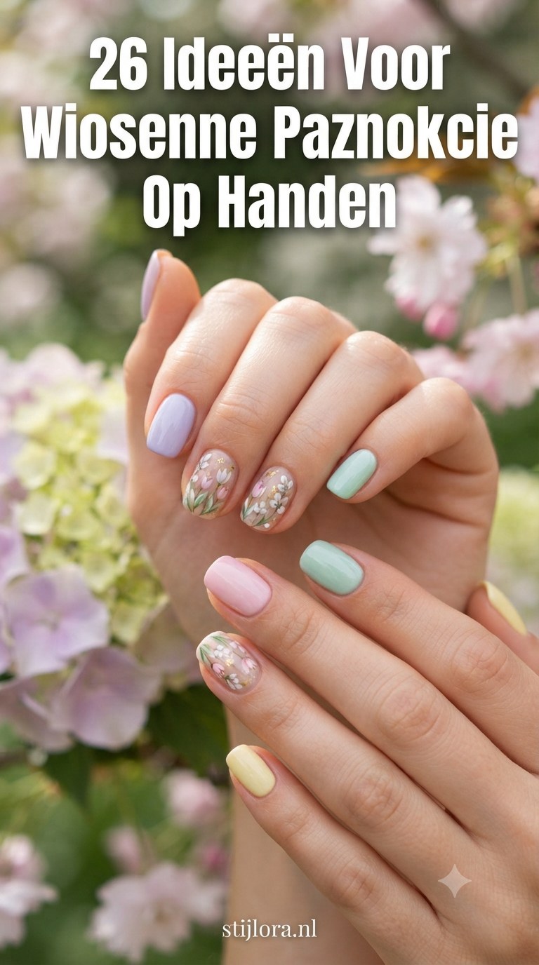 26 Ideeën Voor Wiosenne Paznokcie Op Handen