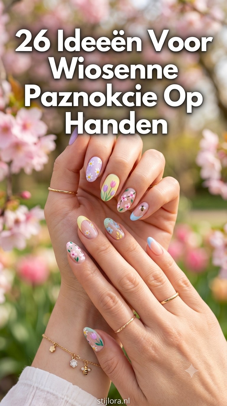 26 Ideeën Voor Wiosenne Paznokcie Op Handen