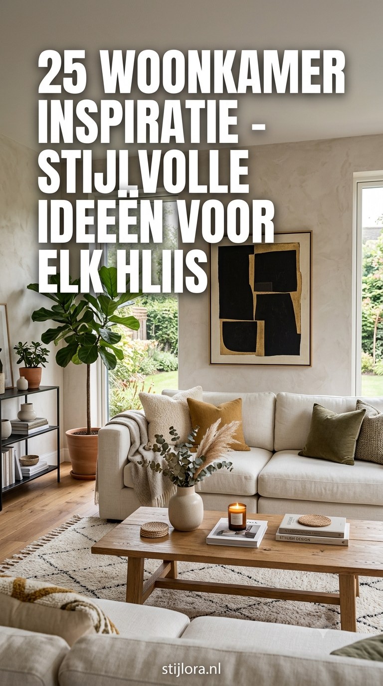 25 Woonkamer Inspiratie - Stijlvolle Ideeën Voor Elk Huis
