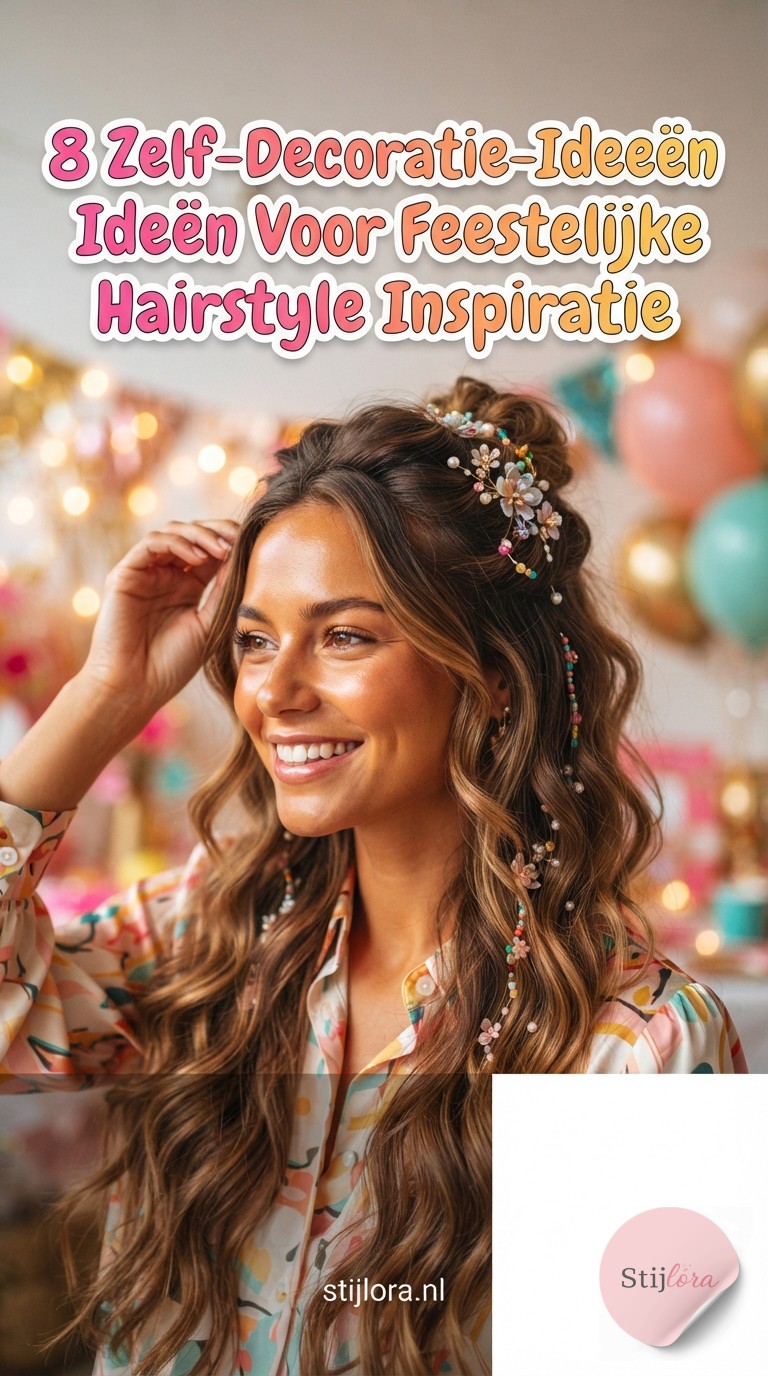8 Zelf-Decoratie-Ideeën Voor Feestelijke Hairstyle Inspiratie