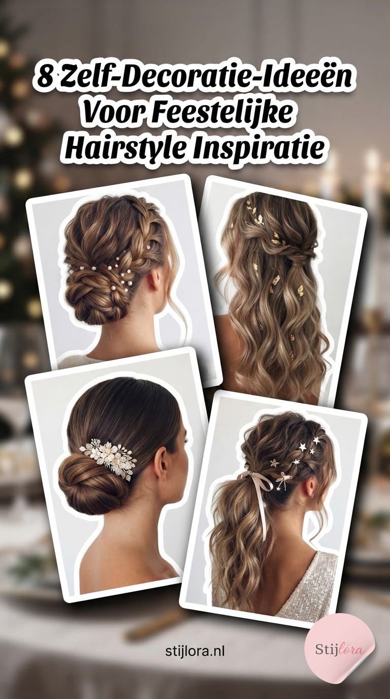 8 Zelf-Decoratie-Ideeën Voor Feestelijke Hairstyle Inspiratie