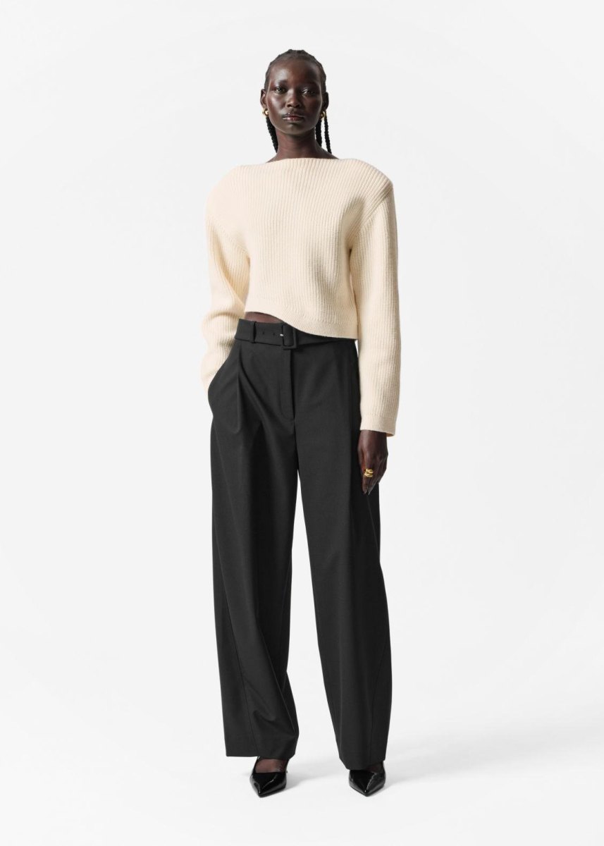Rechte pantalon herfst outfit