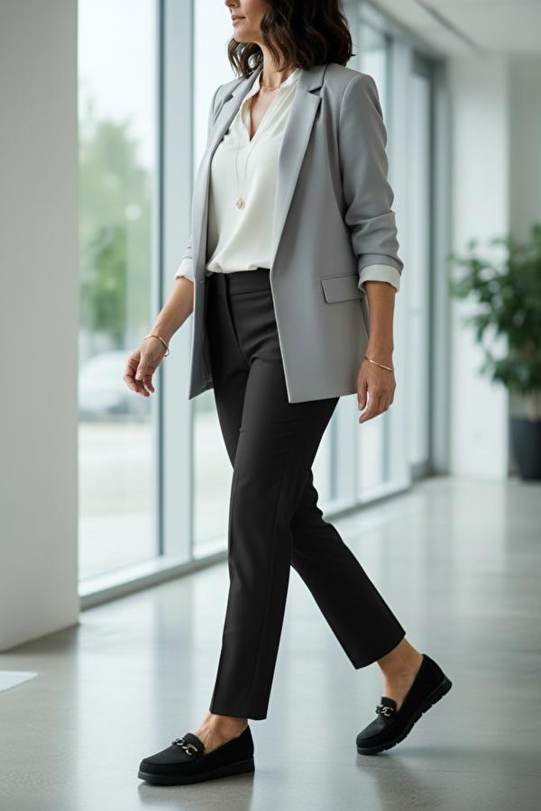 Schoenen bij dames werkoutfit