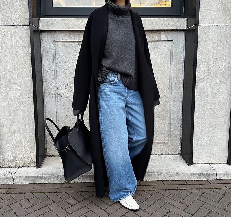 Gelaagde capsule outfit voor herfst