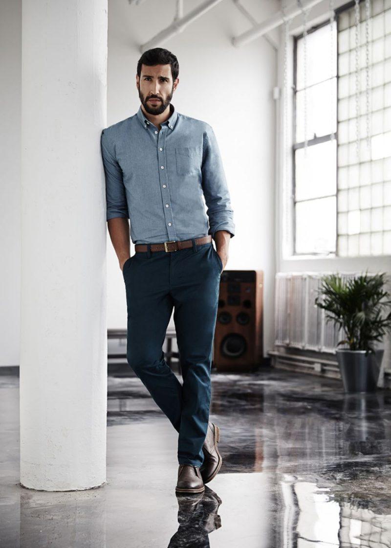 Overhemd en blouse smart casual stijl