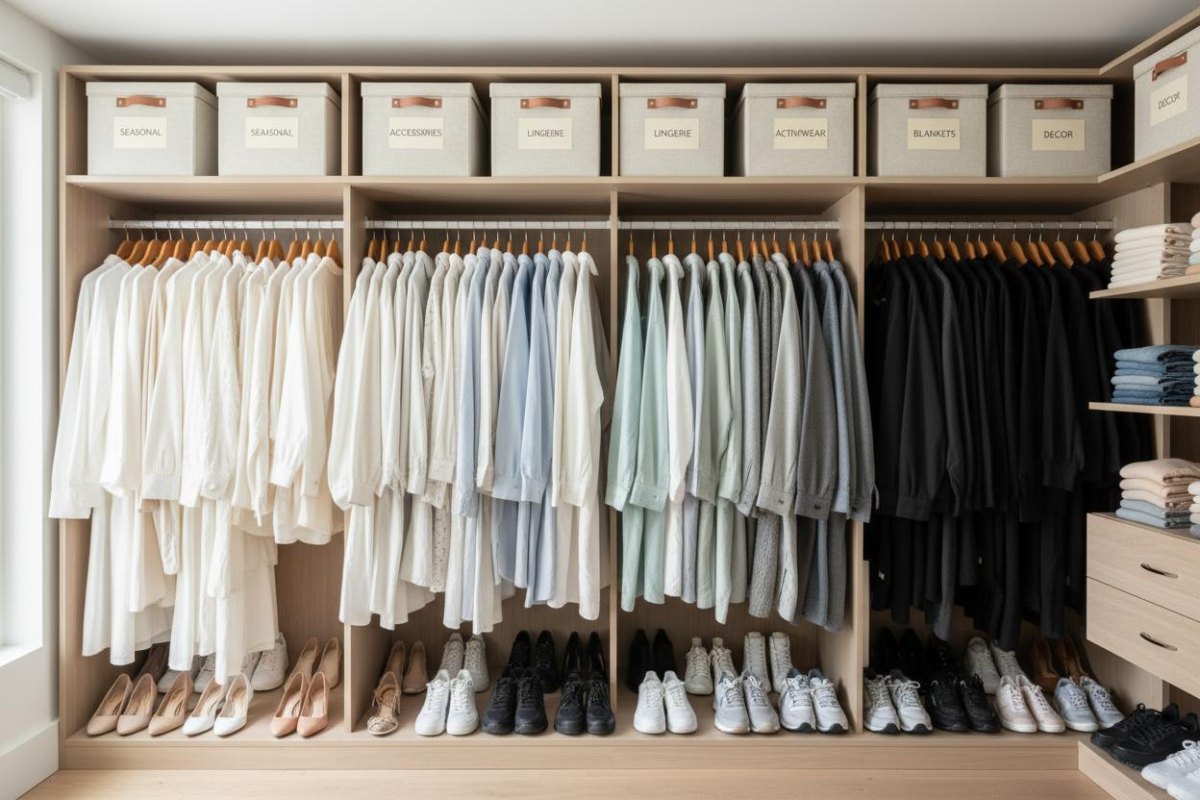 Wardrobe organisatie tips voor een nette kledingkast