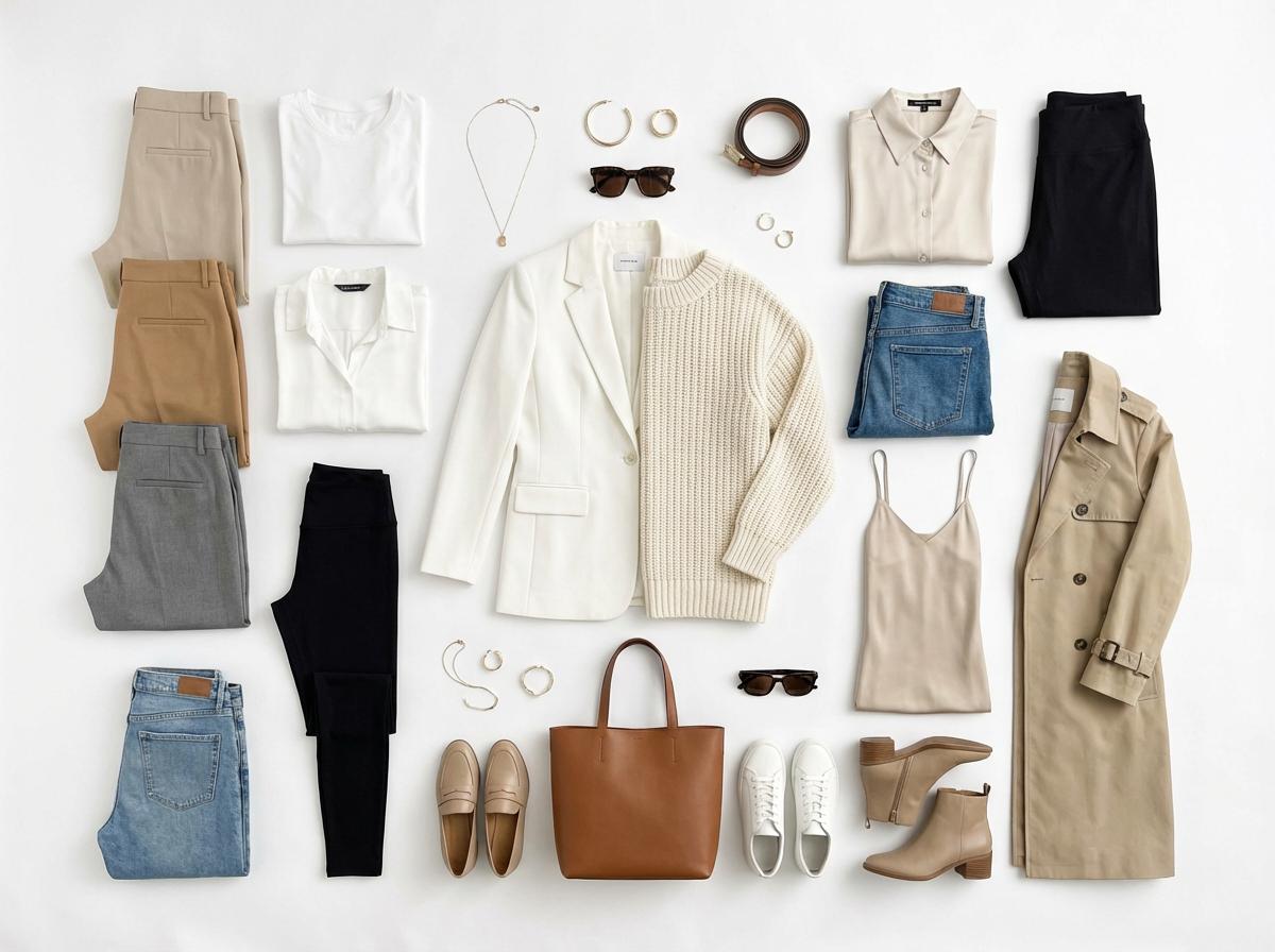 Capsule wardrobe outfits voor elke dag en elk seizoen