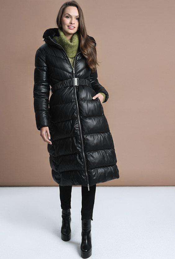 Winter outfit dames met taille