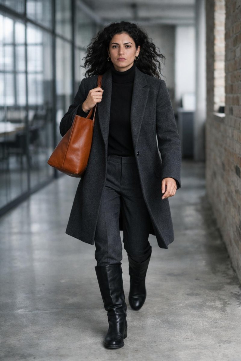 Warme winter outfit dames