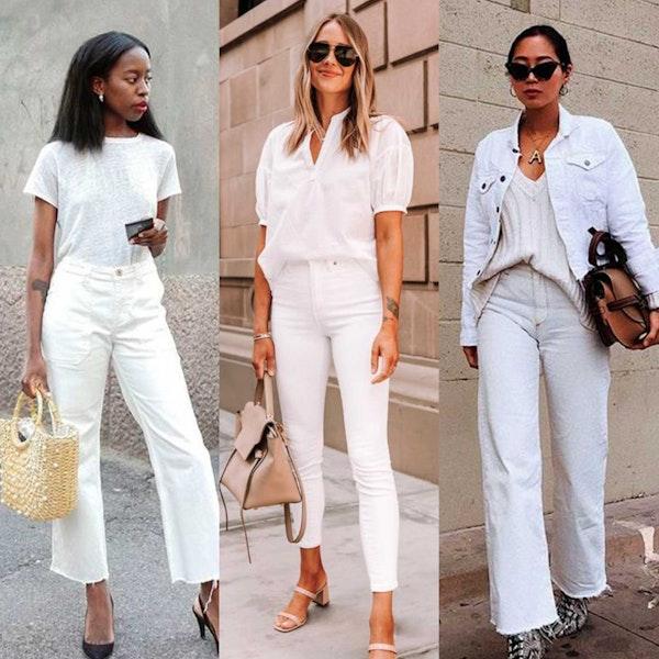 Witte kleding frisse outfit